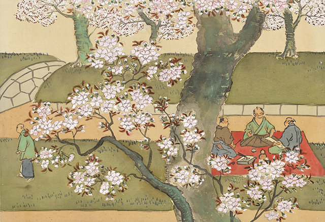 第三十九図　鷲原の桜